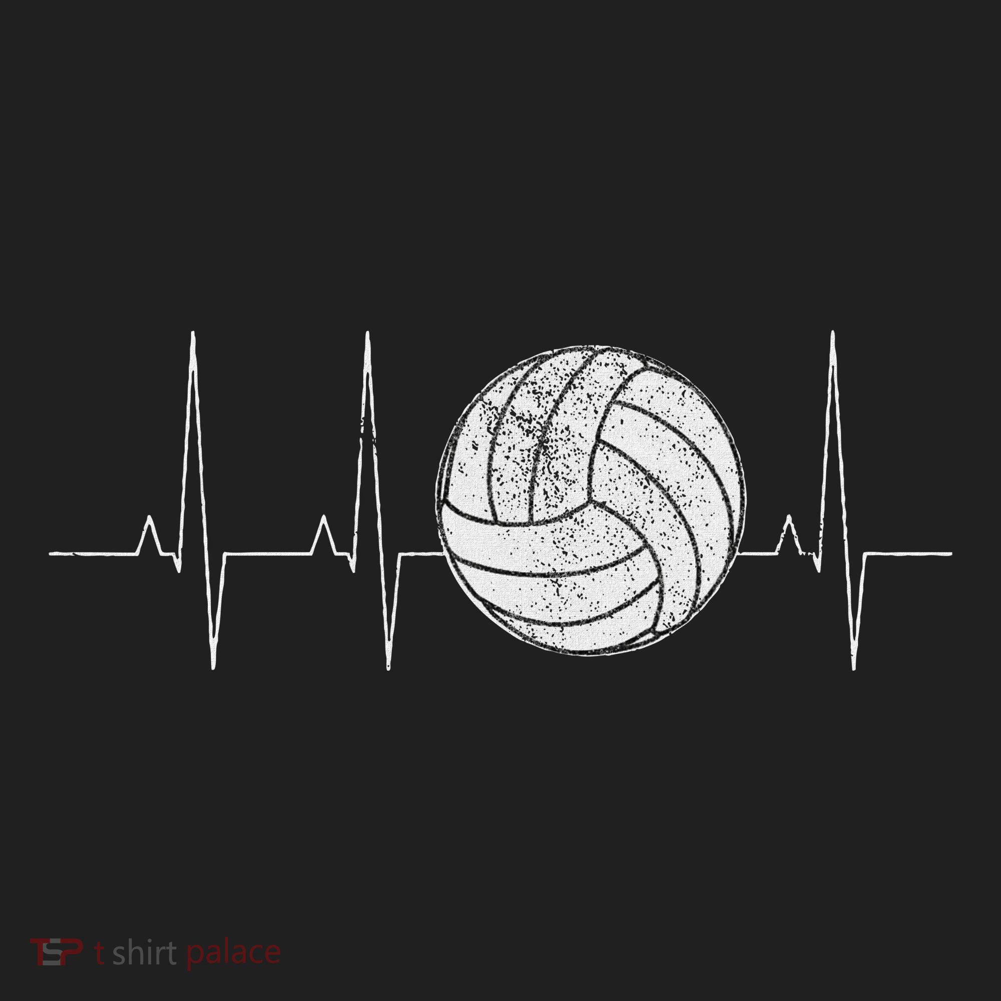 Volleyball Heartbeat As Funny Volleyball Gift Ideas Beanie
