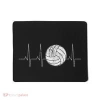 Volleyball Heartbeat As Funny Volleyball Gift Ideas Mousepad thumb 0