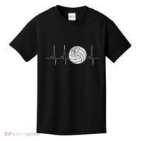 Volleyball Heartbeat As Funny Volleyball Gift Ideas Kids T-Shirt thumb 0