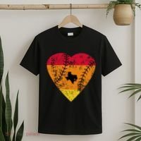 Vintage Houston Baseball Heart T-Shirt thumb 2