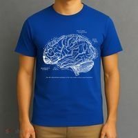 Vintage Hu Brain Anatomy Gift T-Shirt thumb 3