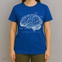 Vintage Hu Brain Anatomy Gift T-Shirt thumb 4