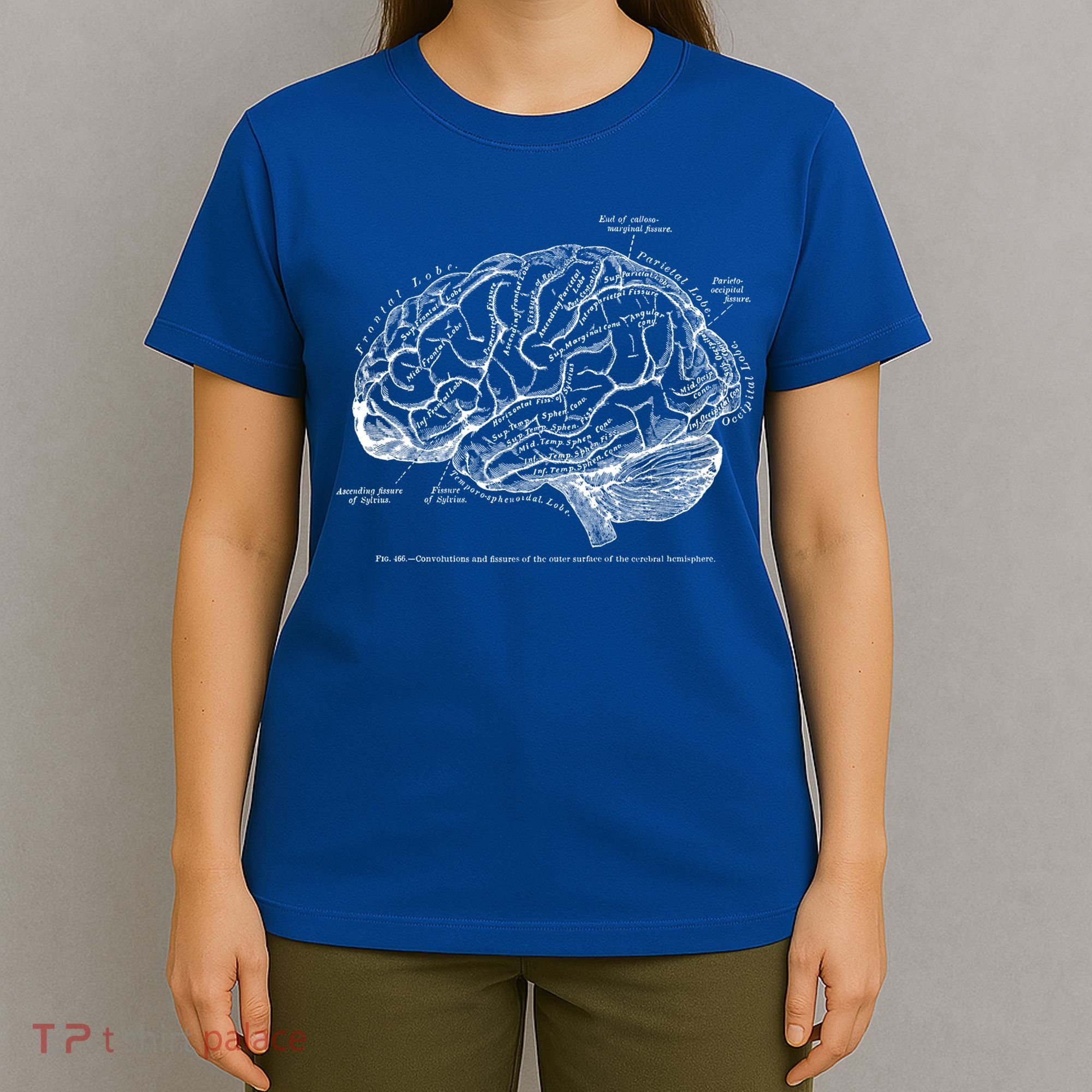 Vintage Hu Brain Anatomy Gift T-Shirt
