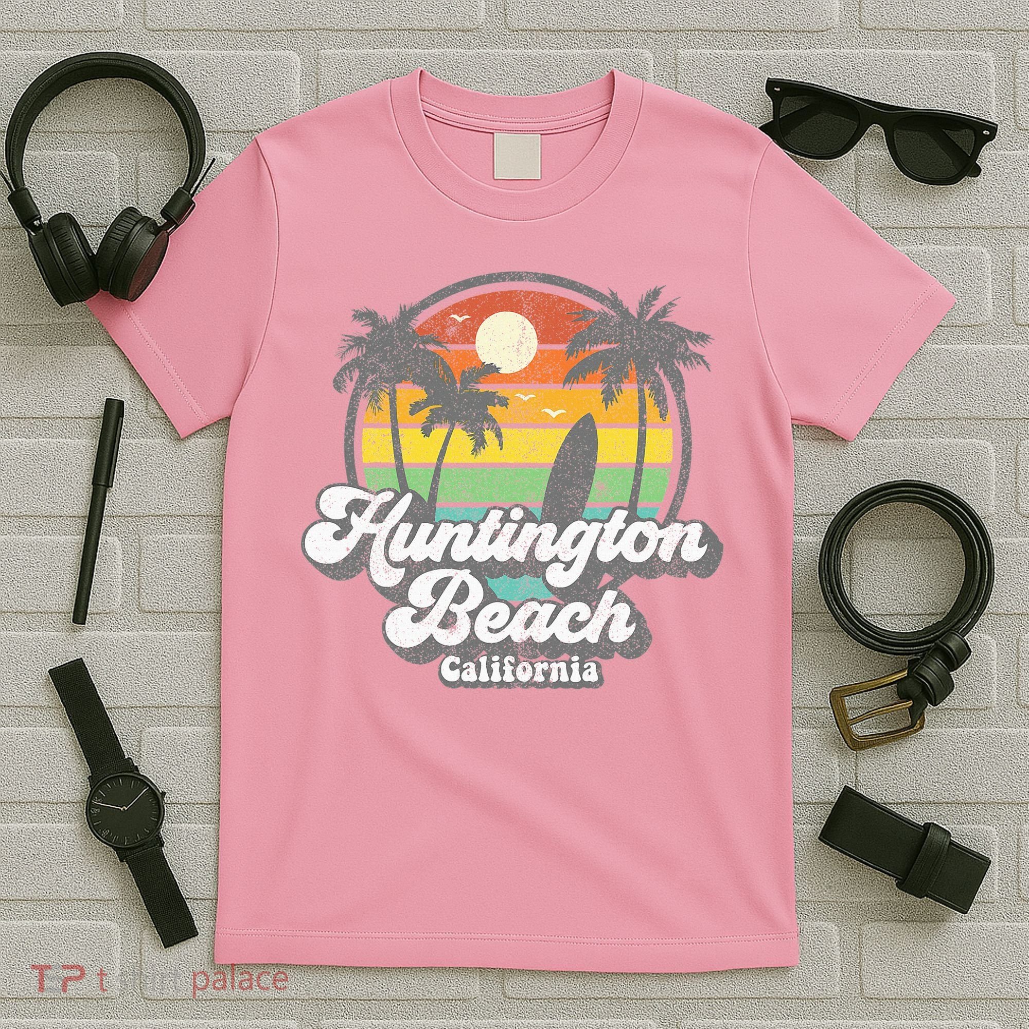 Vintage Huntington Beach California Surfing T-Shirt