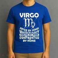 Virgo Hated By Y August September Zodiac Birthday Cool Gift T-Shirt thumb 3