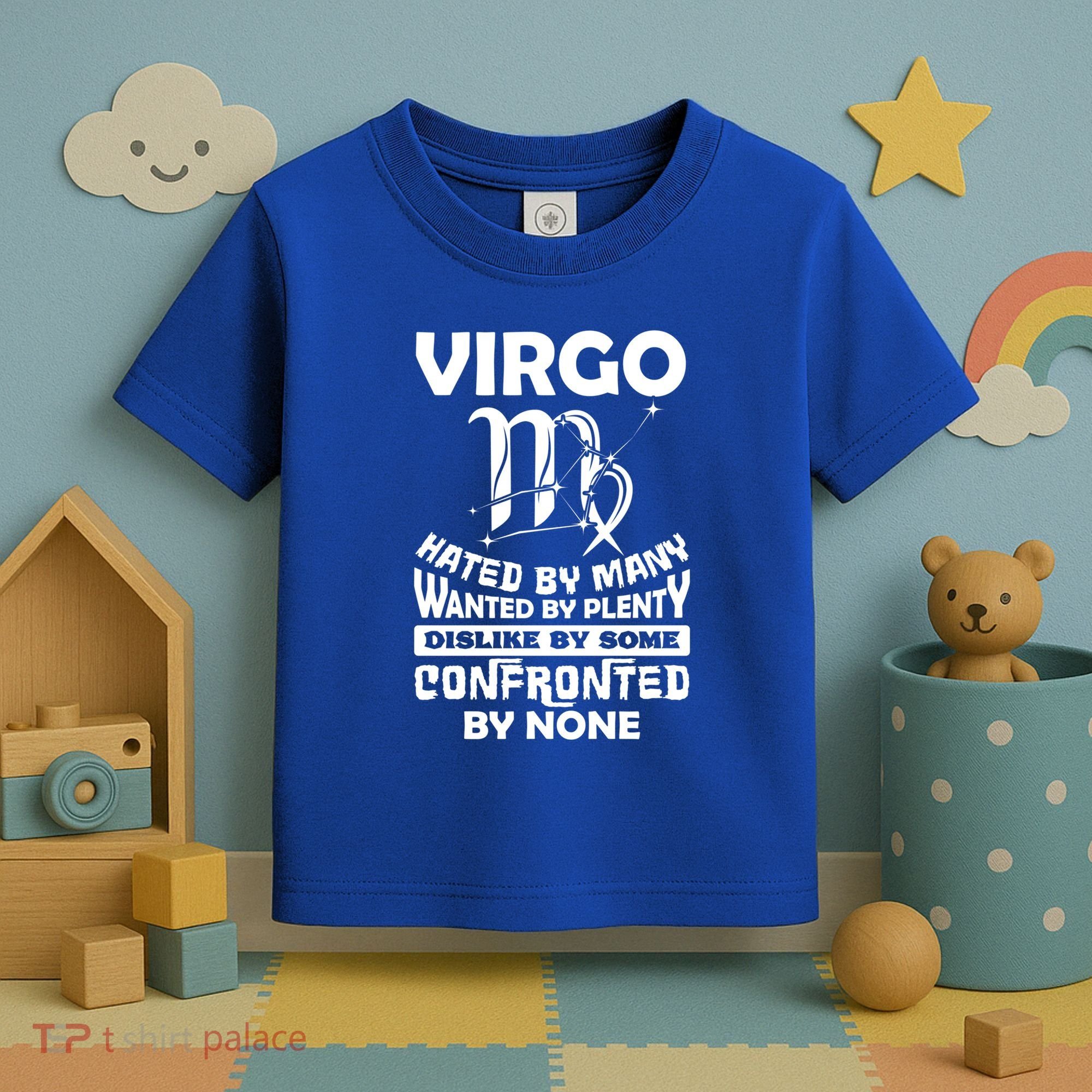 Virgo Hated By Y August September Zodiac Birthday Cool Gift Toddler T-Shirt