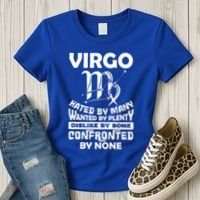 Virgo Hated By Y August September Zodiac Birthday Cool Gift Women's T-Shirt thumb 3