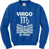 Virgo Hated By Y August September Zodiac Birthday Cool Gift Kids Sweatshirt thumb 0