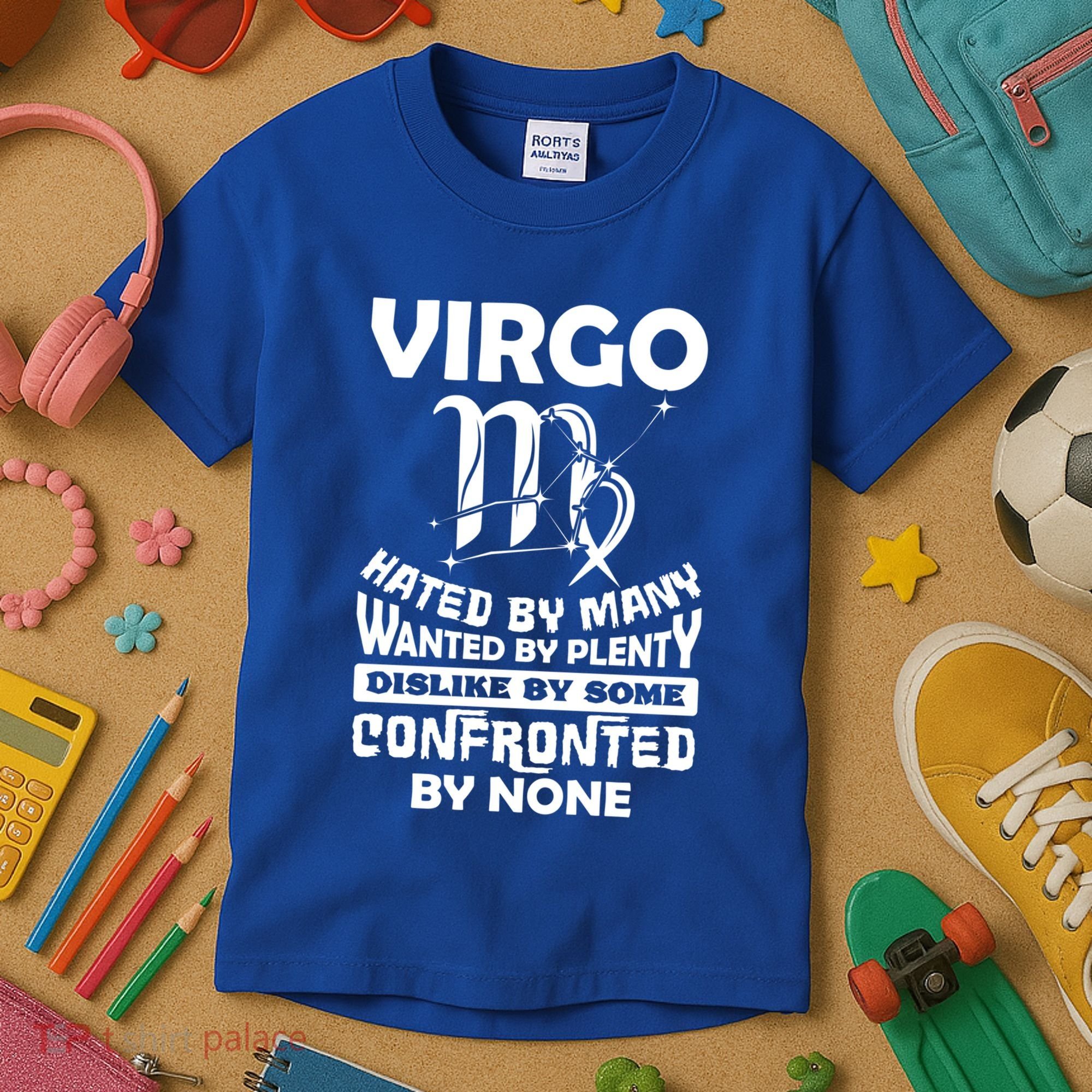 Virgo Hated By Y August September Zodiac Birthday Cool Gift Kids T-Shirt