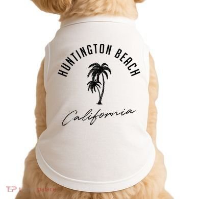 Vintage Huntington Beach California Doggie Tank
