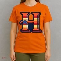 Vintage Houston Baseball H Vintage HTown Love City Texas T-Shirt thumb 4