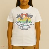 Vintage Huntington Beach California Surfing Retro Surf Gift T-Shirt thumb 4