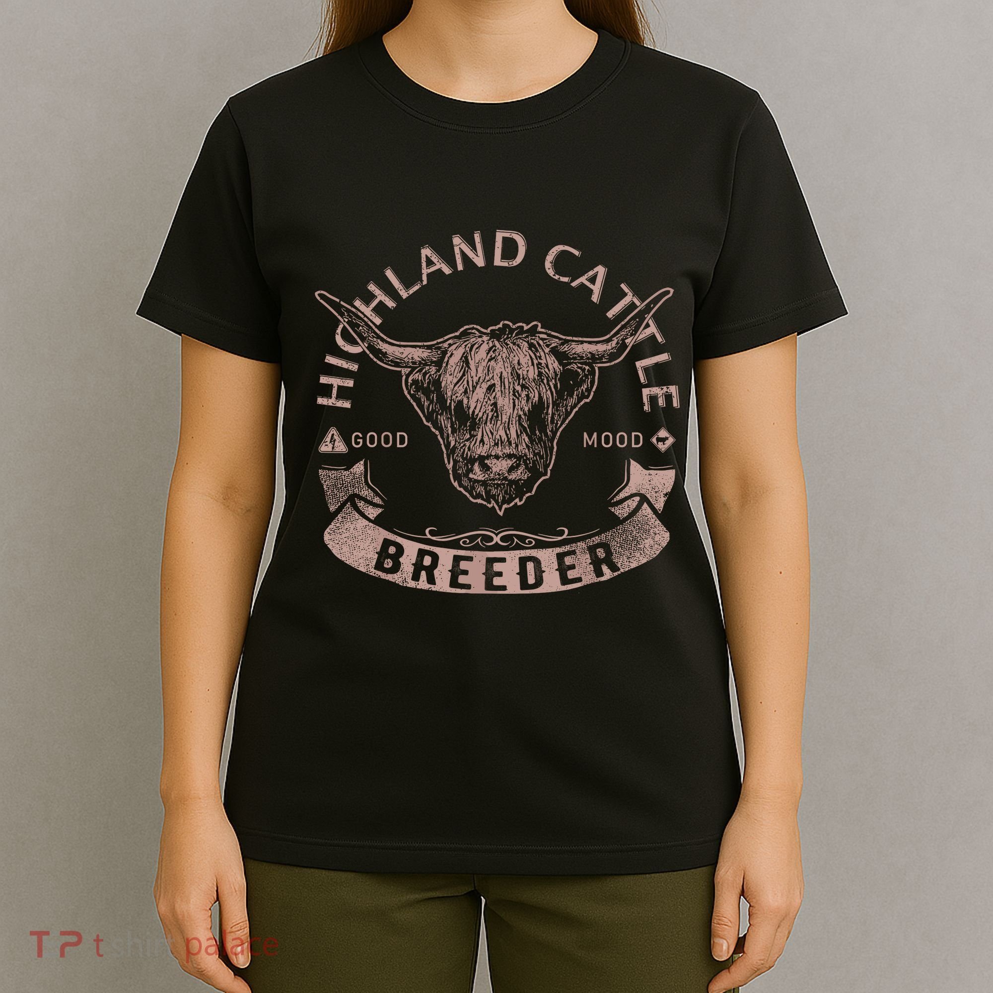 Vintage Highland Cattle Breeder & Scottish Cow Farmers Stuff T-Shirt