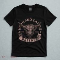 Vintage Highland Cattle Breeder & Scottish Cow Farmers Stuff T-Shirt thumb 5