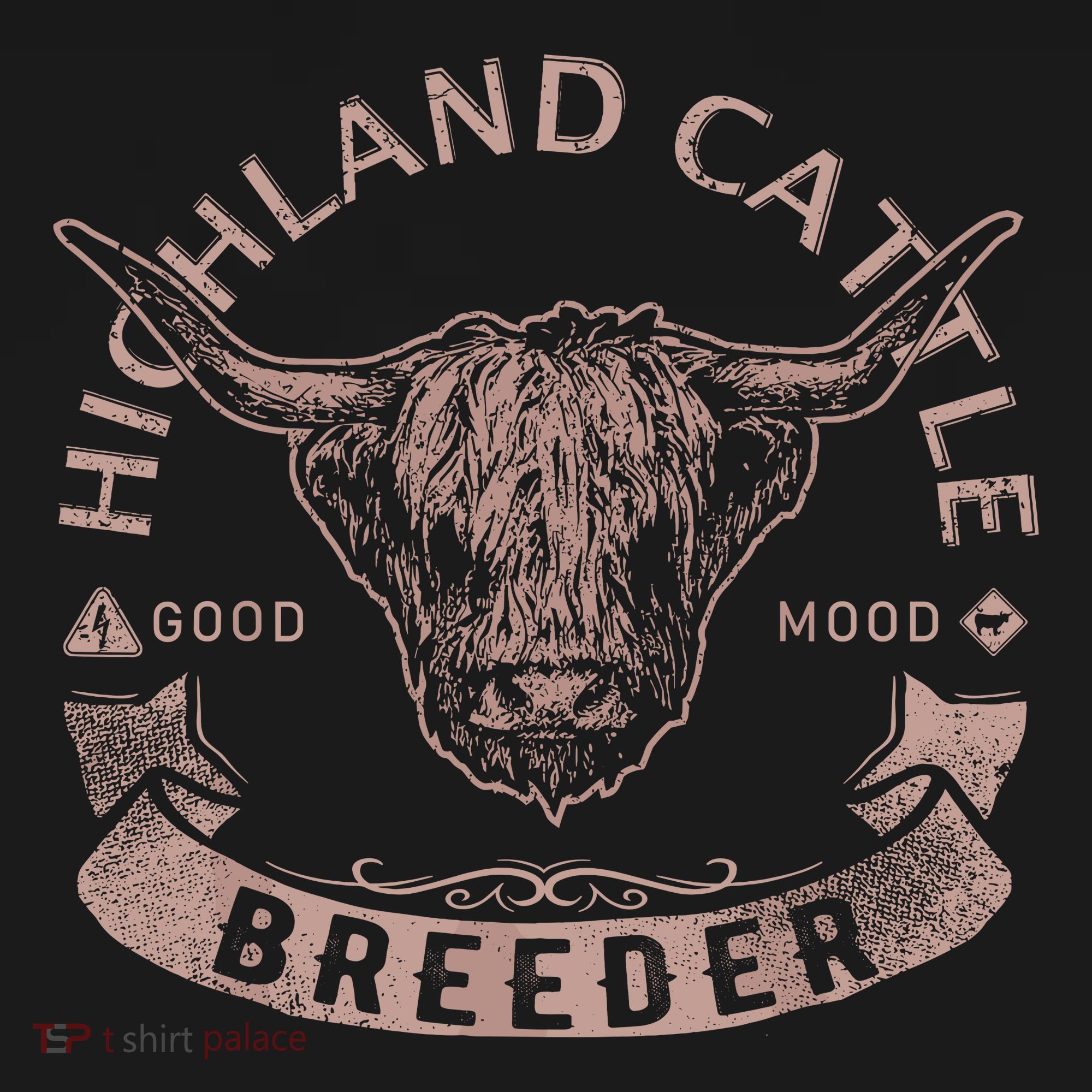 Vintage Highland Cattle Breeder & Scottish Cow Farmers Stuff T-Shirt