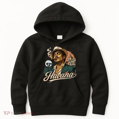 Vintage Havana Classic Cuban Culture Vibes Kids Hoodie