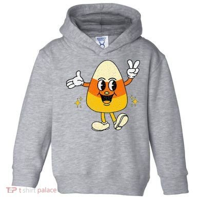 Vintage Halloween Candy Corn Costume Toddler Hoodie