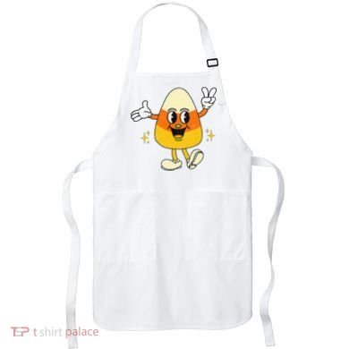 Vintage Halloween Candy Corn Costume Apron