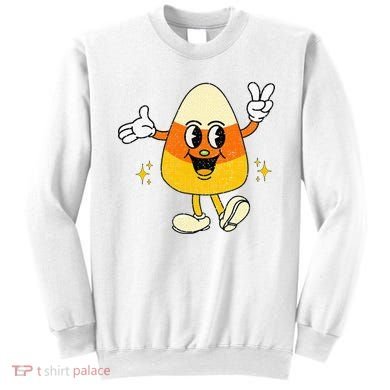 Vintage Halloween Candy Corn Costume Sweatshirt