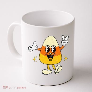 Vintage Halloween Candy Corn Costume Coffee Mug