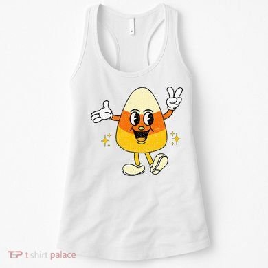 Vintage Halloween Candy Corn Costume Women's Tank Top