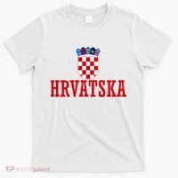 Vintage Hrvatska Croatia National Pride Flag T-Shirt thumb 0