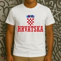 Vintage Hrvatska Croatia National Pride Flag T-Shirt thumb 3