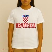 Vintage Hrvatska Croatia National Pride Flag T-Shirt thumb 4