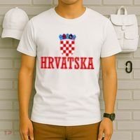 Vintage Hrvatska Croatia National Pride Flag T-Shirt thumb 6