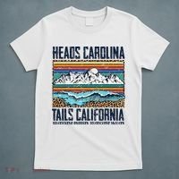 Vintage Heads Carolina Tail California Summer Beach Paradise T-Shirt thumb 5
