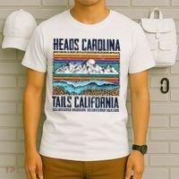 Vintage Heads Carolina Tail California Summer Beach Paradise T-Shirt thumb 6