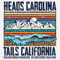 Vintage Heads Carolina Tail California Summer Beach Paradise T-Shirt thumb 7