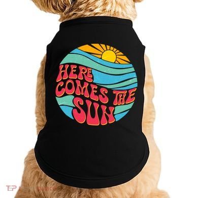 Vintage Here Comes The Sun Emblem Doggie Tank
