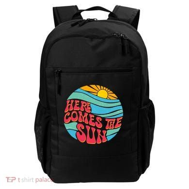 Vintage Here Comes The Sun Emblem Backpack