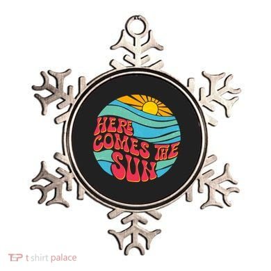 Vintage Here Comes The Sun Emblem Ornament