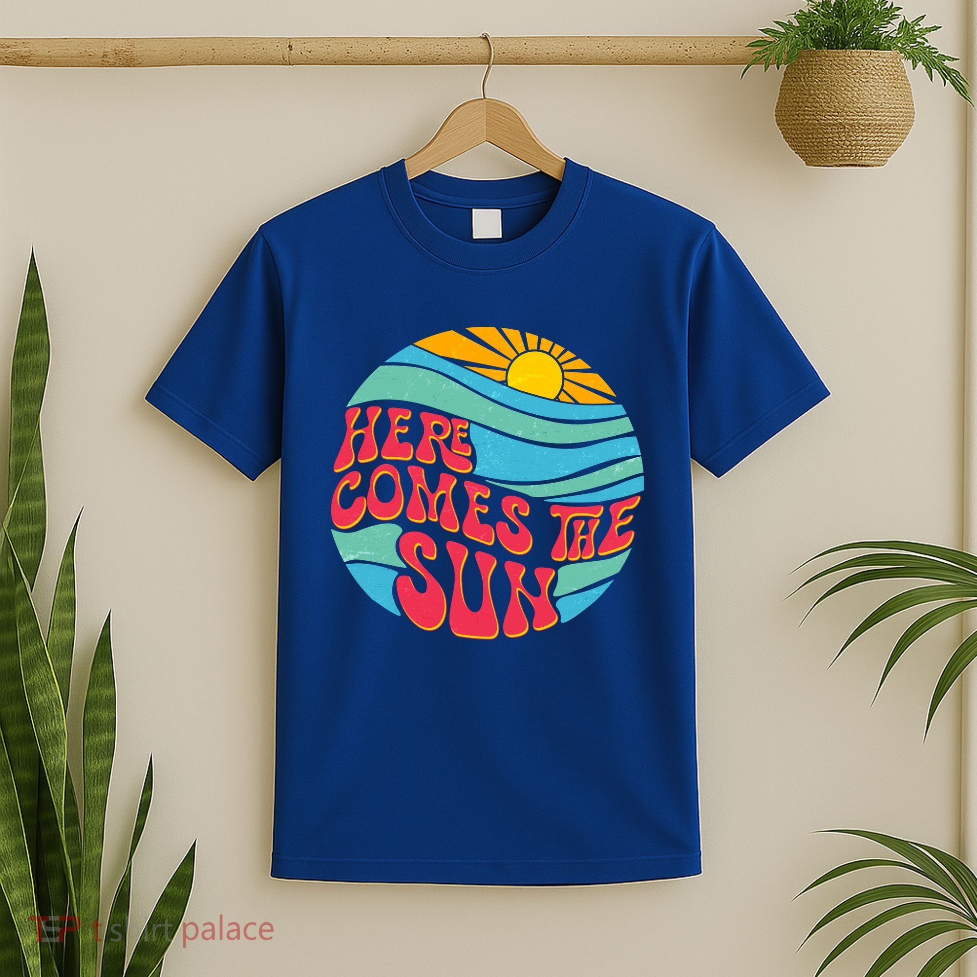 Vintage Here Comes The Sun Emblem T-Shirt