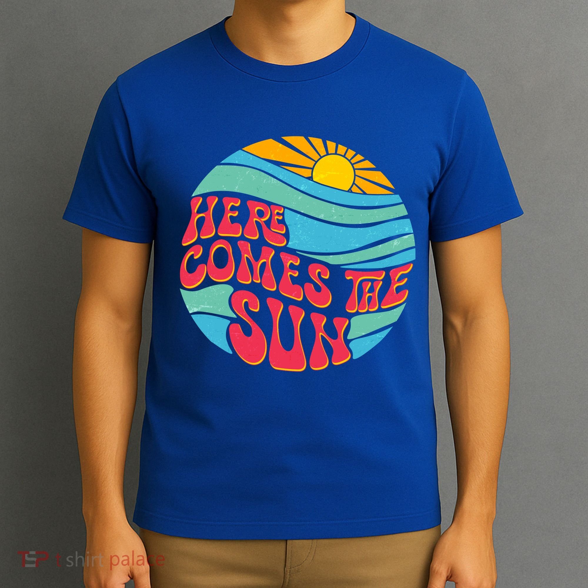 Vintage Here Comes The Sun Emblem T-Shirt