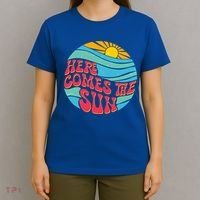 Vintage Here Comes The Sun Emblem T-Shirt thumb 4