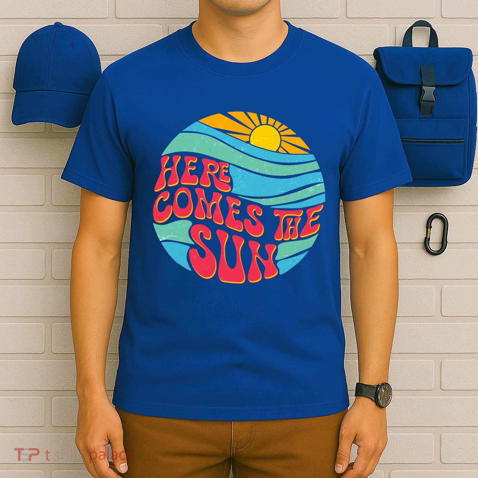 Vintage Here Comes The Sun Emblem T-Shirt