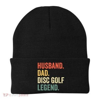 Vintage Husband Dad Disc Golf Legend Disc Golf Father Day Meaningful Gift Beanie
