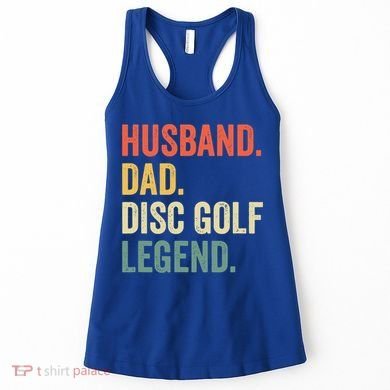 Vintage Husband Dad Disc Golf Legend Disc Golf Father Day Meaningful Gift Women's Tank Top