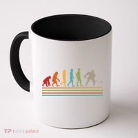 Vintage Hockey Evolution Coffee Mug thumb 0