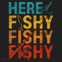 Vinatge Here Fishy Fishy Fishy Gift Beanie thumb 2