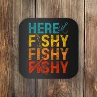 Vinatge Here Fishy Fishy Fishy Gift Coaster thumb 0