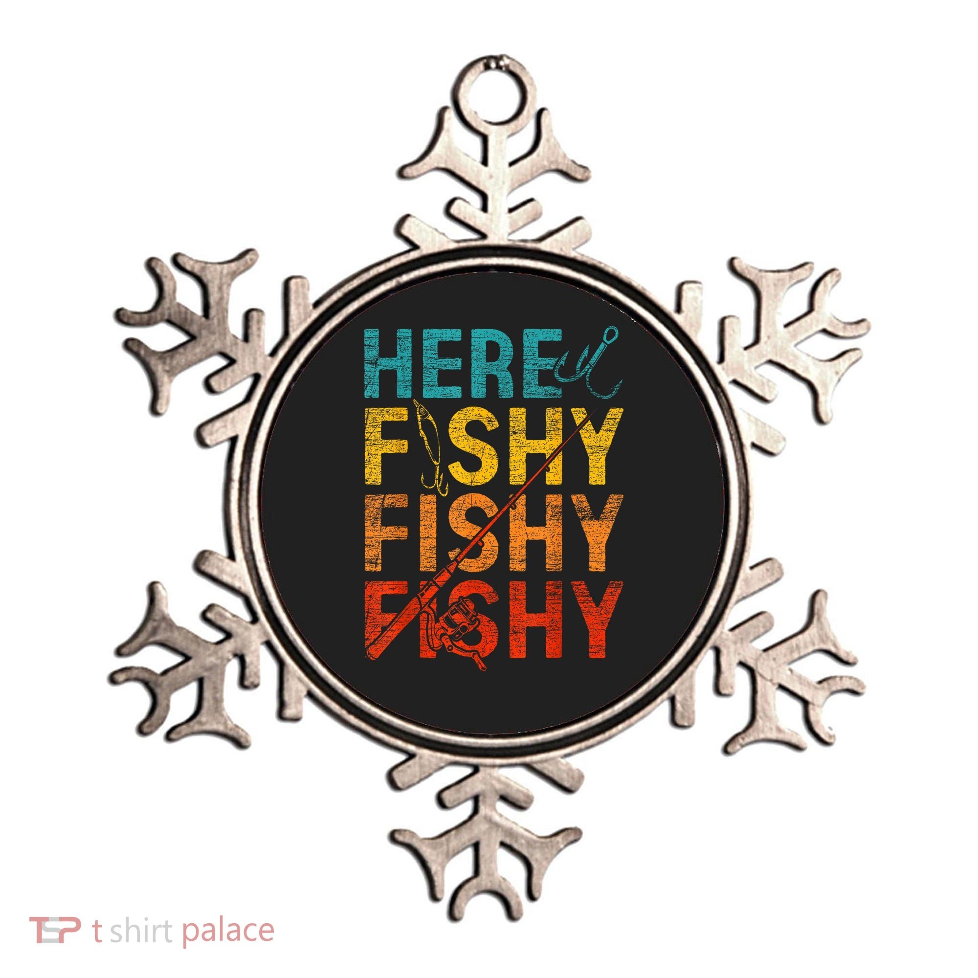 Vinatge Here Fishy Fishy Fishy Gift Ornament