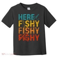 Vinatge Here Fishy Fishy Fishy Gift Toddler T-Shirt thumb 0