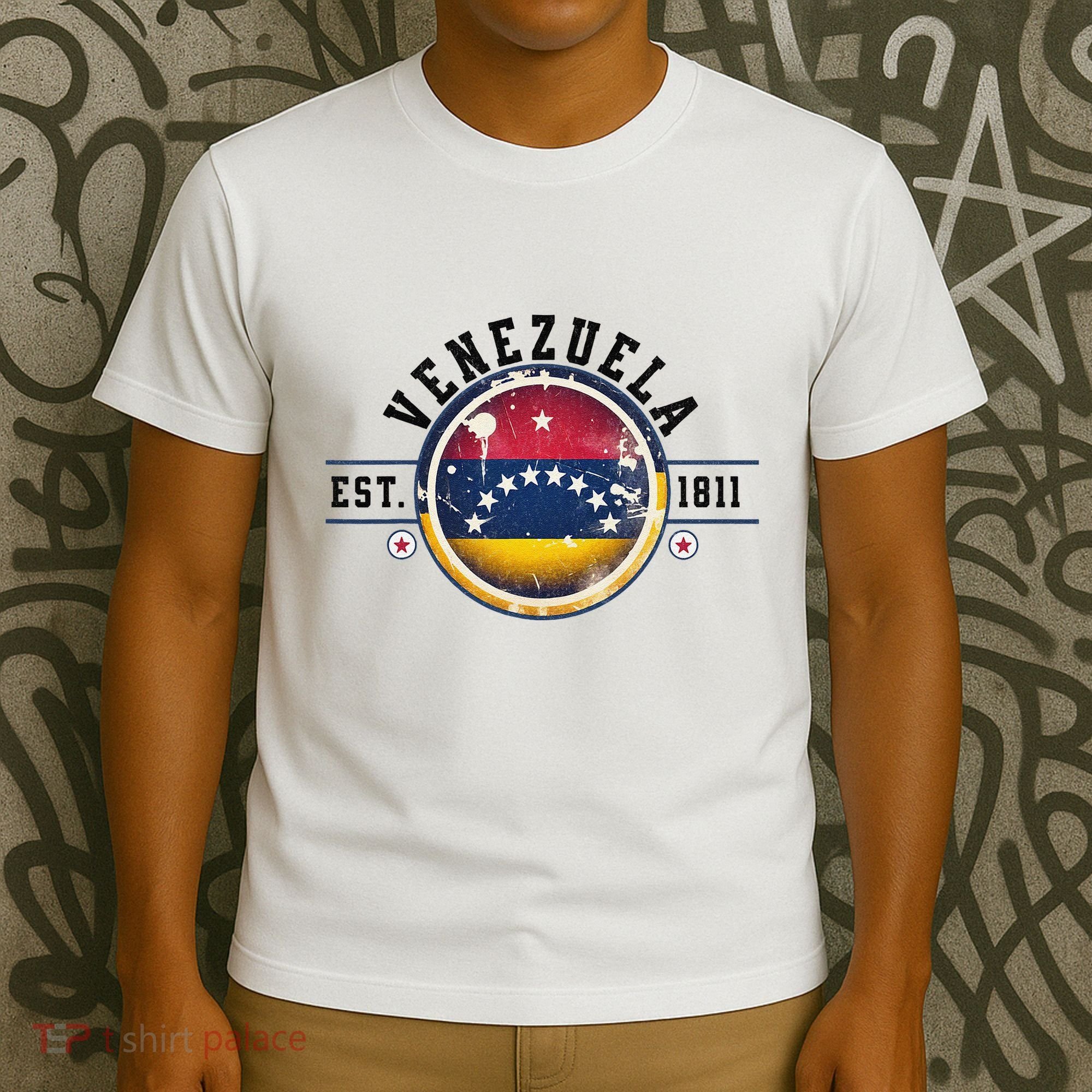 Venezuela Hispanic Heritage Month Proud Venezuelan Flag T-Shirt