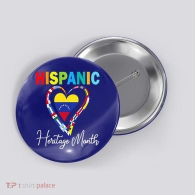 Venezuela Hispanic Heritage Month Venezuelan Button