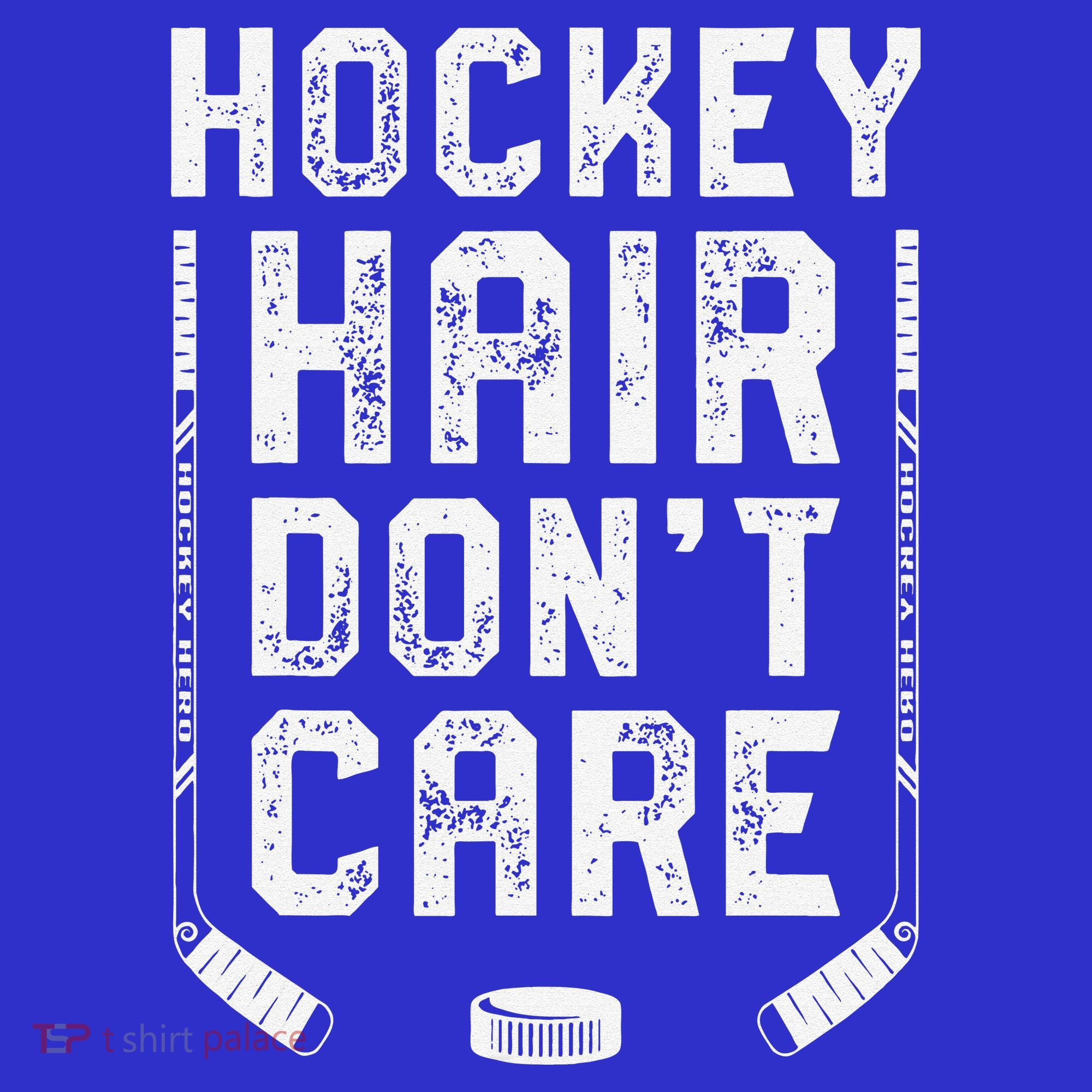Vintage Hockey Hair Dont Care Ice Hockey Sport Player T-Shirt