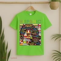 Vintage Hispanic Heritage Month Latina Woman Country Flags T-Shirt thumb 2